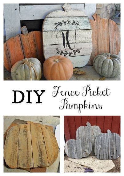 Fence Board Crafts, Picket Projects, Fence Crafts, Repurposed Fence, Picket Fence Crafts, Football Halloween, Old Fence Boards, Fence Picket, Fall Wood Crafts