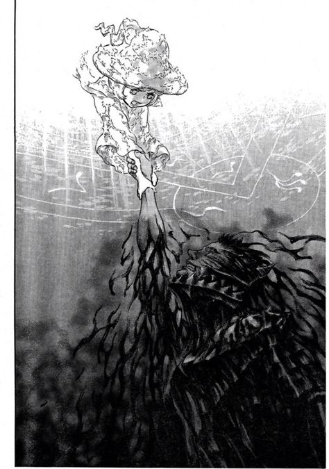 Guts and Schierke.   Berserk is coming baaaaaacccckkkkkkkk! Guts Rage, Berserk Tattoo, Manga Gift, Berserk Manga, Kentaro Miura, Old School Cartoons, 다크 판타지, Anime Tattoos, Fantasy World