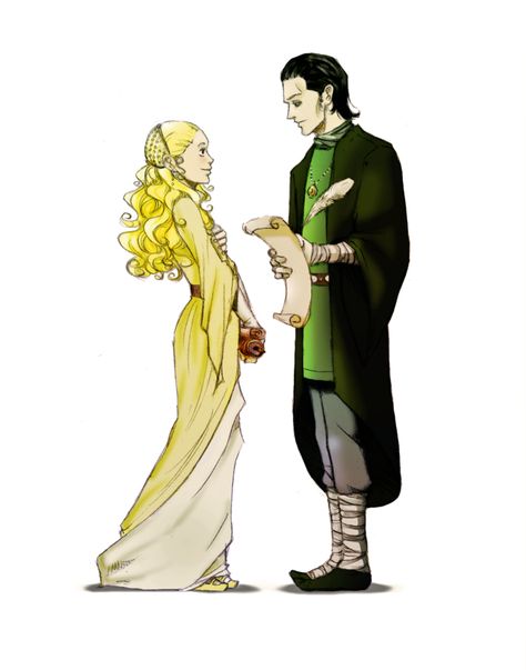 i'm a BIG fan of Fleur & Bill, so... sorry... But i like very much Snape Snape... Severus Snape!!!! (a real hero!) My best drawings are at the end of the gallery ^^ Helga Hufflepuff, Salazar Slytherin, Hogwarts Founders, Loki And Sigyn, Slytherin And Hufflepuff, Types Of Boyfriends, Loki Laufeyson, Harry Potter Fan Art, Harry Potter Series