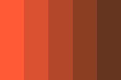 Portland Orange Chocolate Color Palette Rust Palette Color, Dark Orange Palette, Summer Phone Screen, Aurora Phenomenon, Outfits Color Palette, Chocolate Color Palette, Nail Color Inspiration, Orange Monochrome, Rgb Code