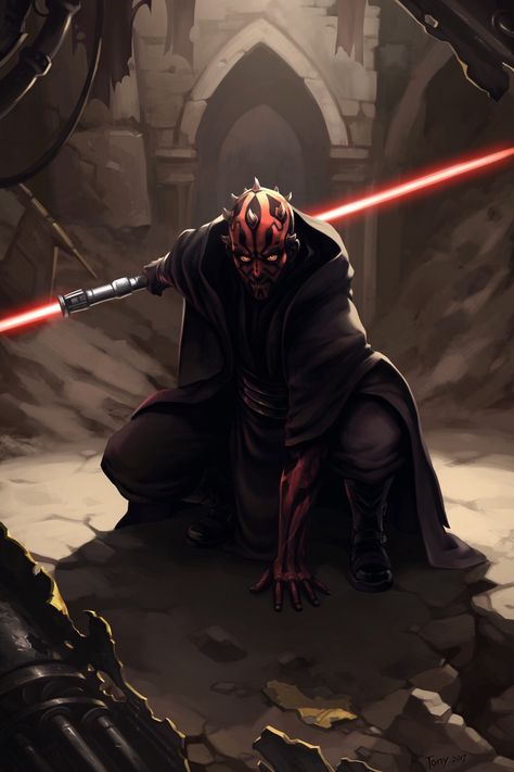 ArtStation - Darth Maul, Lu Tao Star Wars Painting, Star Wars Background, Star Wars Character, Star Wars Sith, Star Wars Tattoo, Star Wars Film, Star Wars Wallpaper, Darth Maul, Star Wars Artwork