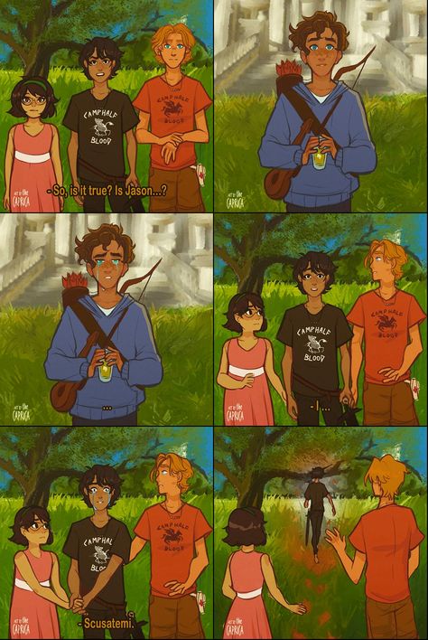 Lester Fanart Percy Jackson, Lester Papadopoulos X Paolo, The Trials Of Apollo Fan Art, Trials Of Apollo Fanart Lester, Lester Papadopoulos Fanart, Solangelo Wallpaper, Percy Jackson Comics, Zio Rick, Rick Riordan Series