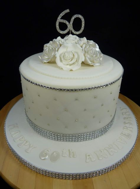 Diamond Wedding Anniversary Cake 60th Wedding Anniversary Cakes Diamonds, 60th Anniversary Cakes For Parents, Diamond Wedding Anniversary Ideas, Diamond Wedding Cake Ideas, Diamond Anniversary Cake Ideas, 60th Anniversary Cake Ideas, 25th Anniversary Cake Ideas Unique, 60th Wedding Anniversary Cakes, 25th Cake