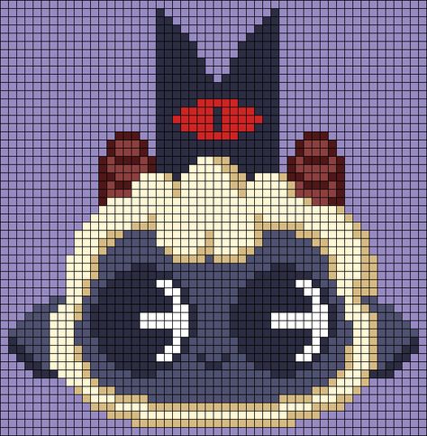 Alpha pattern #133930 | BraceletBook Lamb Pixel Art, Binding Of Isaac Pixel Art, Overwatch Pixel Art Grid, Cult Of The Lamb Cross Stitch, Cult Of The Lamb Pixel Art, Cult Of The Lamb Crochet, Pixel Cross Stitch Patterns, Adventure Time Alpha Pattern, Pixel Art Fnaf