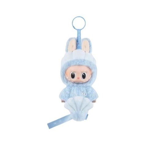 Miniso 17cm Blue Mermaid Labubu Fairy Macaron  Heartbeat Bubble Plush Vinyl Face Series Pendant Kawaii Doll, Blue Fairy, Blue Mermaid, Cute Dolls, Plush Dolls, In A Heartbeat, Macarons, Mermaid, Bubbles