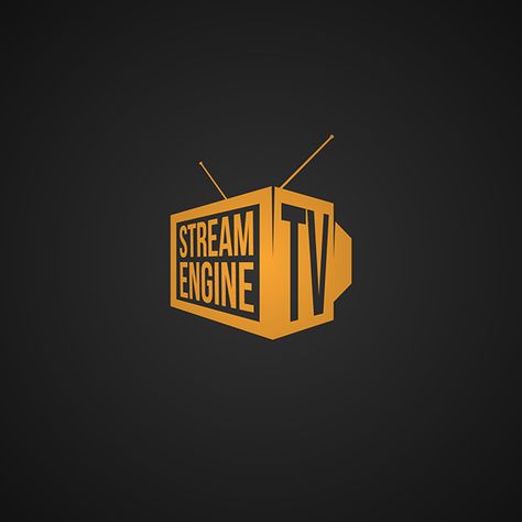 Stream Engine TV Initial Logo on Behance Tv Logo Design Ideas, Tv Logo Design, Tv Channel Logo, Picture Tv, Sp Logo, Tv Branding, Tv Show Logo, Tv Show Logos, Logo Tv