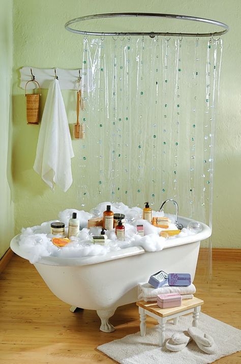 Body Care Merchandising Bathtub Window, Bath Display, Antique Tub, Cloud Lantern, Magazine Display, Soap Display, Trade Show Exhibit, Retail Displays, Retail Windows