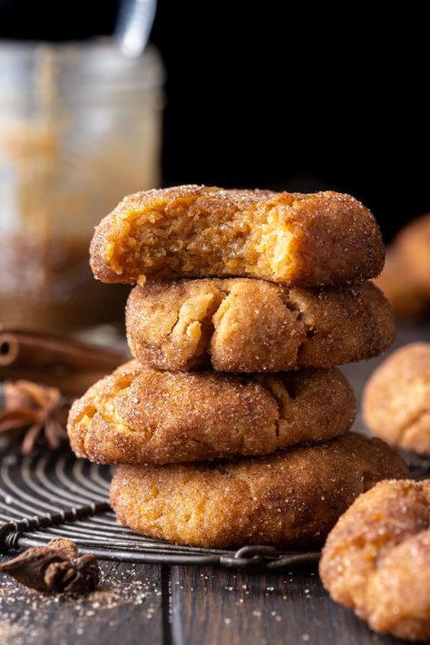 Vegan Sweet Potato Snickerdoodles Potato Dessert Recipes, Wandering Chickpea, Sweet Potato Dessert Recipes, Peanut Butter Crust, Potato Cookies, Eating Seasonally, Sweet Potato Cookies, Sweet Potato Dessert, Potato Toast