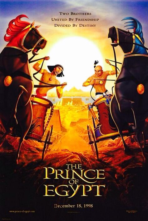 “Two brothers united by friendship, divided by destiny.” Prince Of Egypt Movie, Egypt Movie, The Prince Of Egypt, Prince Of Egypt, Movie Poster, Egypt, Prince