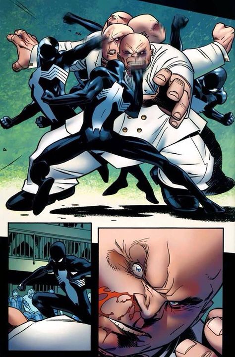 Spider-Man vs Kingpin Spider Man Facts, Superhero Facts, Marvel Facts, Black Spiderman, Book Artwork, Comic Book Artwork, Nick Fury, Marvel Vs Dc, Dc Movies