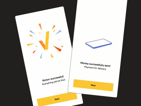 Success screen - Illustrations & animations (JSON, Lottie) Login Page Design, Success Message, Up Animation, Sign Up Page, Events Ideas, Ux Design Inspiration, Web Ui Design, Motion Design Animation, App Ui Design
