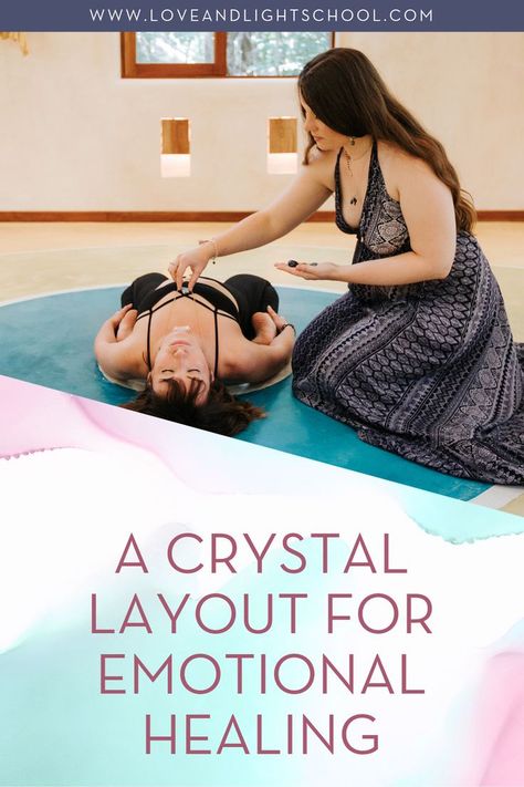 As I discuss in my book Crystals for Energy Healing, when it comes to your overall wellbeing, your emotional health is an integral part of keeping yourself balanced and aligned. Using a crystal layout is a great way to help you achieve emotional balance. #loveandlight #loveandlightschool #crystallayout Body Layout, Crystals For Energy, Healing Body, Healing Room, Healing Affirmations, Crystals Healing Properties, Soul Healing, Crystal Therapy, Emotional Body