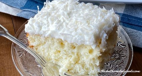 Cream Coconut Cake, Sour Cream Coconut Cake, Mandarin Orange Cake, Honey Bun Cake, The Southern Lady Cooks, Southern Lady Cooks, Coconut Cake Recipe, Coconut Frosting, Cream Cheese Pound Cake