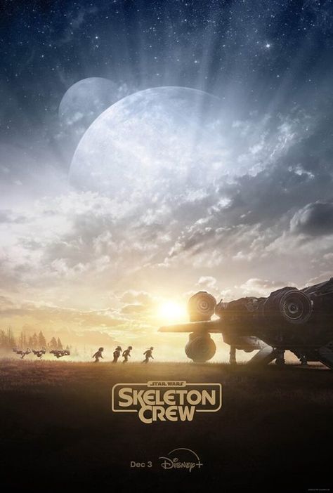 Skeleton Crew – Watch the trailer for the new Star Wars series | Live for Films Les Goonies, Skeleton Crew, Pixar Films, Gilmore Girl, Bryce Dallas Howard, 4 December, Jude Law, Goonies, Keys Art