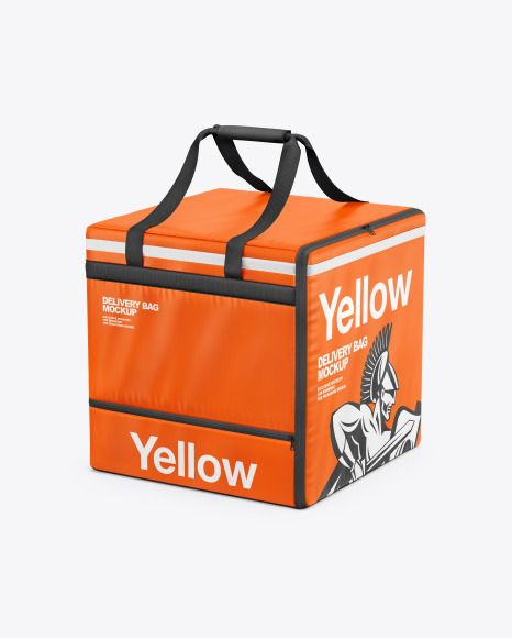 Vinyl Delivery Bag Mockup Thermal Bag Design, Delivery Bag Design, Vinyl Mockup, Thermal Design, Delivery Food, Heat Bag, Catering Options, Food Delivery App, Vinyl Exterior