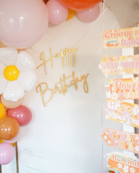 A Two Groovy Party for My Two-Year-Old 🌞 I still can’t believe I have a whole two-year-old! Being her mom is such a joy. If you know our baby girl, you know she’s full of personality—hilarious, loves food, adores her dad, and is just as sassy as me! 🎉 Thank you to all our friends and family who made her groovy birthday party so special 💛🧡. Everything about this two groovy party turned out perfect! Big shoutout to my “team” (aka my friends, lol) for spending hours on the phone, helping me pl... Two Groovy Birthday Party Decorations, Two Groovy Party, Two Groovy Birthday Party, Two Groovy Birthday, Groovy Birthday Party, Groovy Party, Two Groovy, Groovy Birthday, Two Year Olds