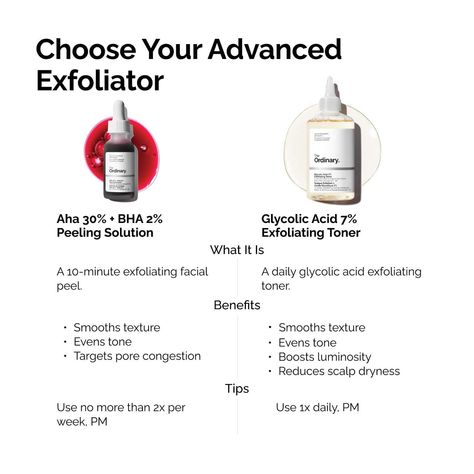 Shop The Ordinary's AHA 30% + BHA 2% Peeling Solution at Sephora. This exfoliating solution helps fight blemishes and improve the look of skin. Aha And Bha Benefits, Aha 30% + Bha 2% Peeling Solution, The Ordinary Aha 30% Bha 2%, Aha Peeling Solution, Aha Bha Peeling Solution, The Ordinary Peeling Solution, Peeling Solution, Exfoliating Toner, Aha Bha