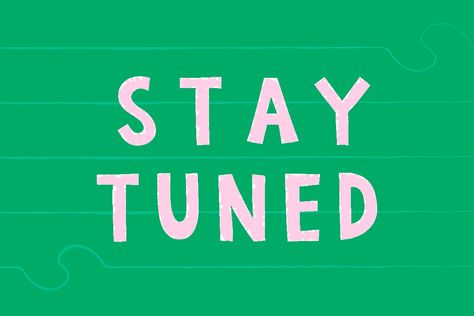 Stay Tuned Design, Doodle Typography, Doodle Vector, Music Background, Stay Tune, Music Backgrounds, Screen Saver, Green Background, Free Illustrations