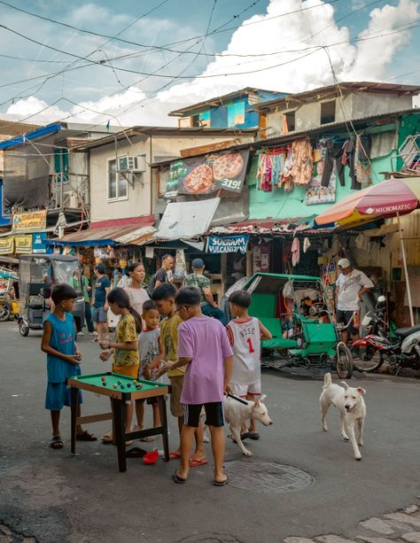 Colorful street photography of children playing billiards in Intramuros, Manila, capturing Filipino culture and street life. A vibrant snapshot of the Philippines aesthetic, perfect for travel photography enthusiasts. Intramuros Photography, Intramuros Manila, Urban Photography Portrait, Leica Photography, Philippines Culture, Japan Street, Filipino Culture, Rural Scenes, Street Life