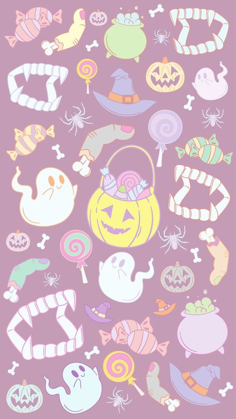 Cute, fun pastel halloween phone wallpaper. Neon Pastel Wallpaper, Lofi Halloween Wallpaper, Pastel Halloween Aesthetic Wallpaper, Savings Wallpaper, Pastel Halloween Wallpaper Iphone, Halloween Moving Wallpaper, Halloween Care Bears Wallpaper, Pastel Halloween Background, Halloween Wallpaper Pastel