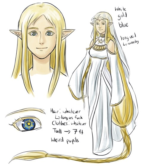 Elf Princess, Botw Zelda, Maladaptive Daydreaming, Link Art, High Elf, Zelda Art, Legend Of Zelda Breath, Zelda Breath, Universe Art