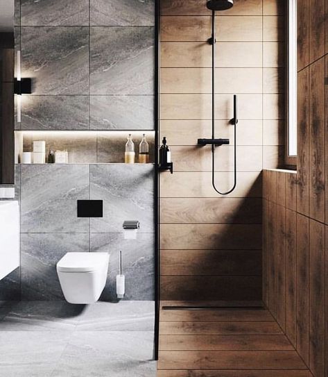 Interior Design Examples, Minimal Interior Design, Suite Bathroom, Bathroom Design Decor, Toilet Design, Bathroom Design Luxury, Bad Design, Small Bathroom Design, Bathroom Layout