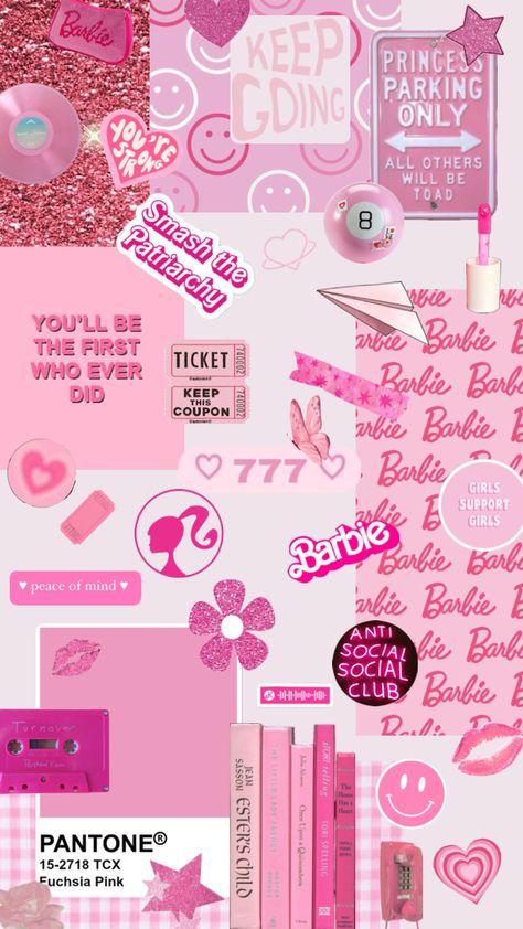 #pink #barbie #itgirl #slay #cute #fyp Y2k Aesthetic Wallpaper Pink, Pink Y2k Background, Y2k Aesthetic Wallpaper, Y2k Background, Vision Board Wallpaper, Pink Wallpaper Girly, Pink Barbie, Hippie Wallpaper, Pink Phone Cases