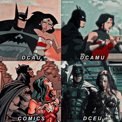 Batman X Wonder Woman Comic, Batman And Wonder Woman Matching Icons, Batman X Wonder Woman Fan Art, Batman And Wonder Woman Fanart, Dcamu Batman, Wonderbat Fanart, Batman X Wonder Woman, Superman X Wonder Woman, Wonder Bat