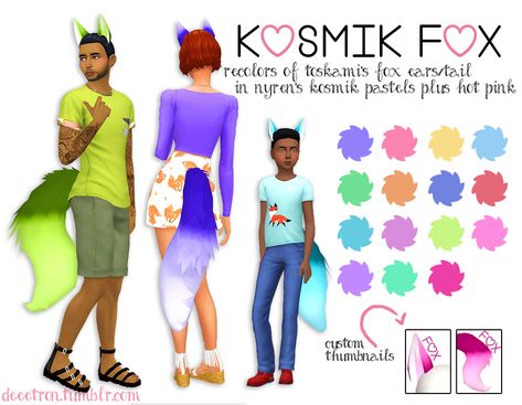 Kosmik Fox | SimsWorkshop Sims 4 Cc Fox Tail, Sims 4 Ears And Tail, Tighnari Sims 4 Cc, Sims 4 Fox Tail, Sims 4 Wolf Tail, Fox Ears Sims 4 Cc, Sims 4 Cc Ears And Tail, Sims 4 Tail Cc, Fnaf Sims 4 Cc