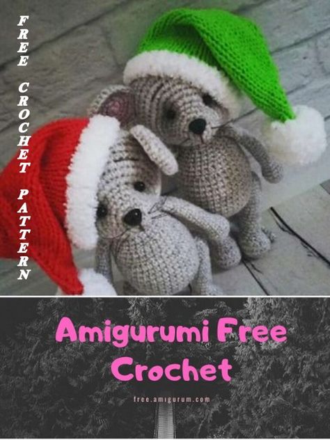 Amigurumi Christmas Little Mouse Free Crochet Pattern - Amigurumi Amigurumi Christmas, Little Mouse, Crochet Amigurumi Free Patterns, Crochet Amigurumi Free, Christmas Crochet Patterns, Amigurumi Free, Amigurumi Toys, Amigurumi Free Pattern, Crochet Patterns Amigurumi