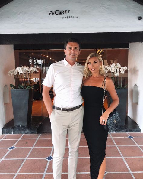 Billie Shepherd on Instagram: “Date night ❤️ ... we came here this time last year before we become Mr & Mrs Shep 🙊 Time flies when your having fun ❤️ @gregory_shep ❤️” Billie Shepherd, Billie Faiers, Time Flies, Wedding Outfits, Mr Mrs, Having Fun, Wedding Outfit, Date Night, On Instagram