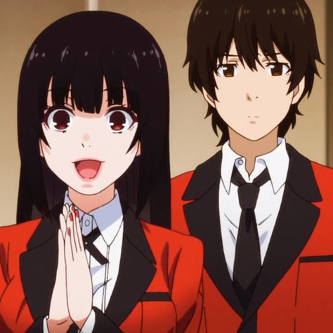 Ryota Suzui X Yumeko, Ryota Suzui, Yuno Gasai Anime, Kakegurui Anime, Halloween Friday The 13th, Anime Kakegurui, Yumeko Jabami, Puella Magi Madoka Magica, Cute Couple Art