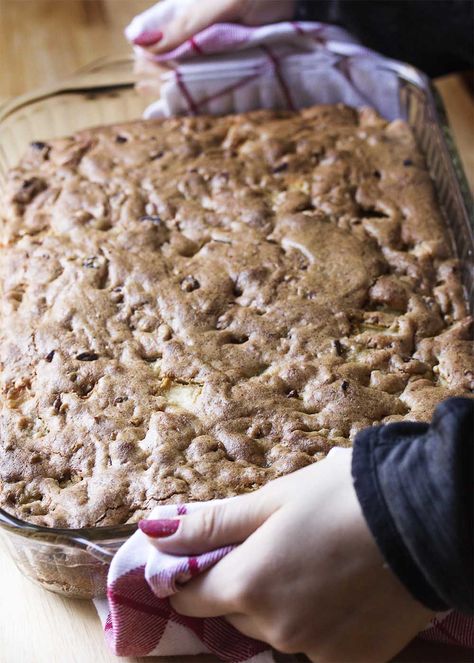 My mom's homemade fresh apple cake is the best! This easy, old fashioned dessert is full of chopped apples, pecans, and cinnamon for a moist and delicious snack cake which freezes well if you have any left to freeze. | justalittlebitofbacon.com #applecake #dessertrecipes #cakerecipes #apples #cakes #desserts #fallrecipes Cakes That Freeze Well, Apple Snacks, Fresh Apple Cake, Freezing Apples, Apple Cake Recipes, Dried Apples, Delicious Cake, Moist Cakes, Fresh Apples