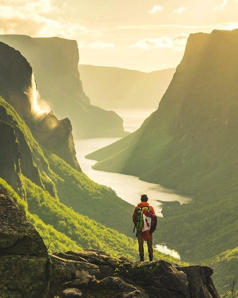 Tap image for ecotourism information - This is what Gros Morne National Park looks like...  #ecotourism info below    Gros Morne NP Newfoundland and Labrador Canada.  May-Sep for warmer weather Jul-Aug for whale spotting & June for icebergs.  @jakegrahamphoto for more photos!  @jakegrahamphoto to book a photo tour.  @ncc_cnc to support CONSERVATION in Canada.   Follow @earth.offline to join our movement!  Tag #earthoffline & #wethriveoutdoors for a chance to be featured!      #canadasworld #para Gros Morne National Park, Gros Morne, Labrador Canada, Newfoundland Canada, Canon 80d, Canada National Parks, Terra Nova, Happy Canada Day, Explore Canada