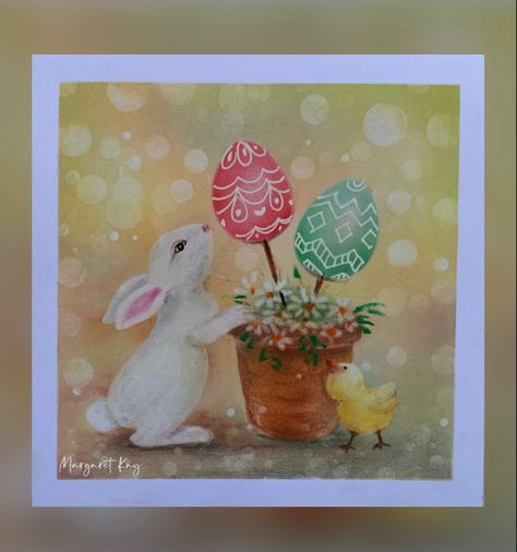 Nagomi Art, Easter Art, Art Christmas, Pastel Art, Easter, Pastel, Illustrations, Drawings, Christmas