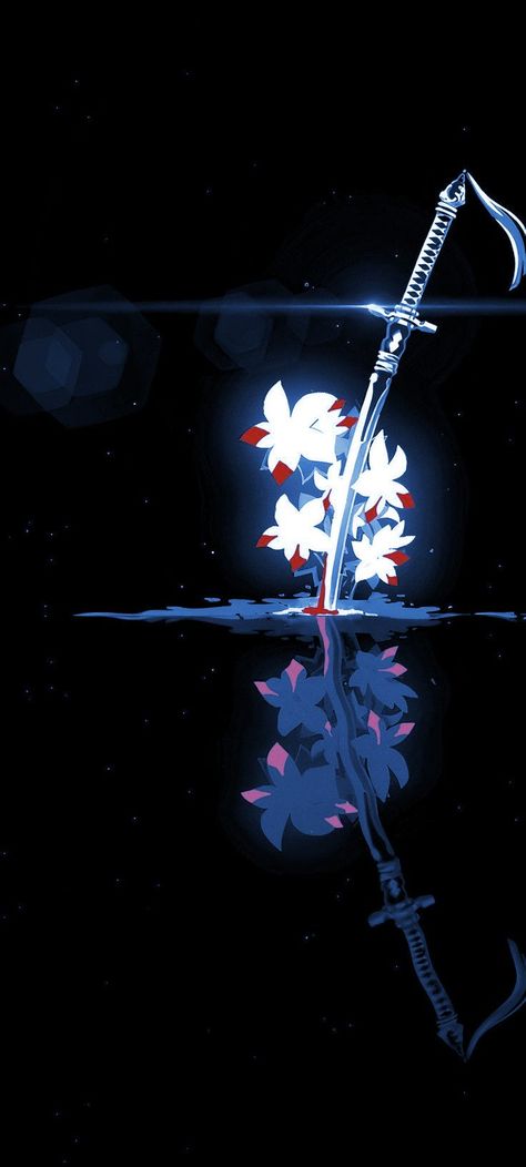 Welcome To Demon School, Demon School, Black Background, The Story, Water, Flowers, Anime, Black