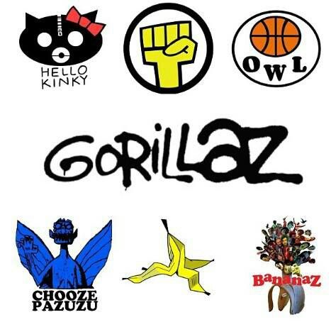 Gorillaz simbles Gorillaz Symbol, Gorillaz Phone Theme, Gorillaz Room, Gorillaz Widgets, Gorillaz Tattoo Ideas, Gorillaz Stickers, Jamie Hewlett Art, Monster Museum, Sunshine In A Bag