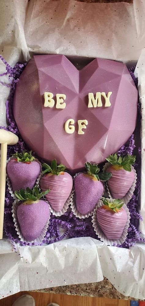 Purple Chocolate Covered Strawberries, Breakable Heart, Purple Chocolate, Heart Purple, Sweet T, Covered Strawberries, Chocolate Covered Strawberries, Chocolate Covered, Strawberries