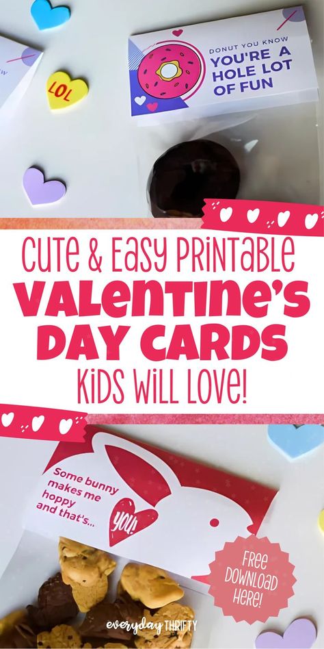 Celebrate Valentine’s Day with these free printable Valentine cards for kids! These cute and fun ideas are great for goodie bags, small Valentine surprises, or creative crafts. Keep it budget-friendly and exciting with these adorable printable Valentine cards that are easy to use and perfect for little ones. Diy Valentine Ideas, Free Valentine Cards, Free Printable Valentines Cards, Valentines Diy Kids, Printable Valentines Cards, Valentines Printables Free, Creative Valentines, Diy Valentine, Free Valentine