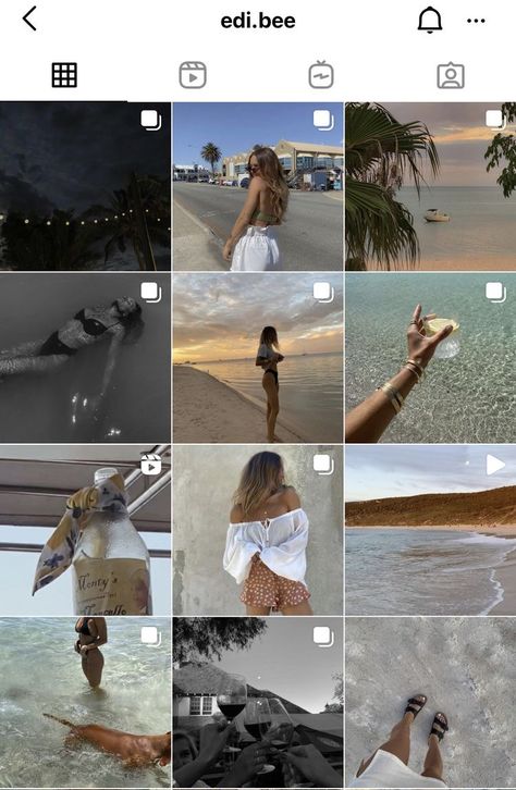 Cute Beach Instagram Stories, Summer Ig Feed Aesthetic, Holiday Feed Instagram, Neutral Instagram Theme, Beach Instagram Feed Ideas, Traveler Instagram Feed, Aesthetic Instagram Feed Travel, Neutral Aesthetic Instagram Feed, Tropical Summer Insta Feed