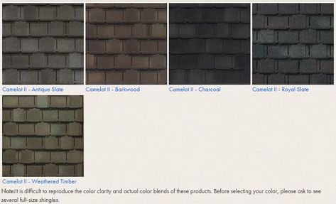 GAF Camelot II Shingles | NuHome Exteriors | Roof Replacement Gaf Roof Shingle Colors, Moire Black Shingles Certainteed, Gaf Charcoal Roof Shingles, Gaf Camelot Ii Shingles, Gaf Timberline Shingles Mission Brown, Roof Installation, Roof, Exterior, Design