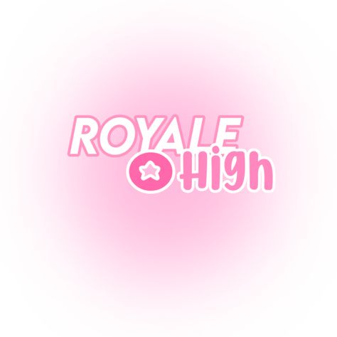 FONT CREDITS: luvlys_ on pinterest I believe!! Royale High Logo, Royale High Decals Pfp, Royale High Poster Decals, Royale High Pink Decals, Royale High Diary Decals, Aesthetic Roblox Royale High Outfits, More Fun, ? Logo