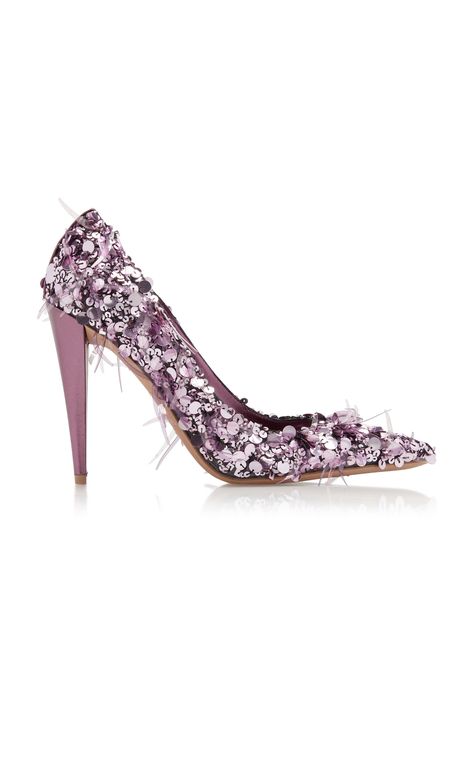 Stunning Shoes, Valentino Women, Moda Operandi, Valentino Garavani, Fashion Collection, Stiletto Heels, Kitten Heels, Lilac, Heel Height