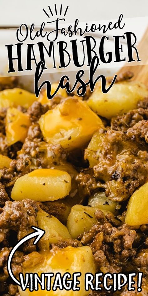 Casserole Hamburger, Hamburger Hash, Recipes Hamburger, Ground Chuck, Hamburger Dishes, Chicken Honey, Ground Beef Casserole Recipes, Ground Beef And Potatoes, Ground Beef Dishes