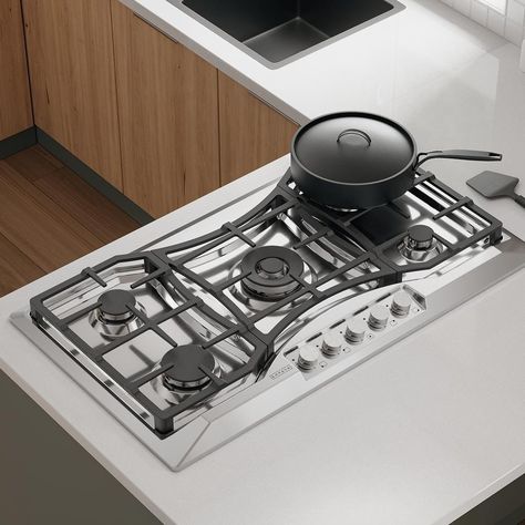 White stove