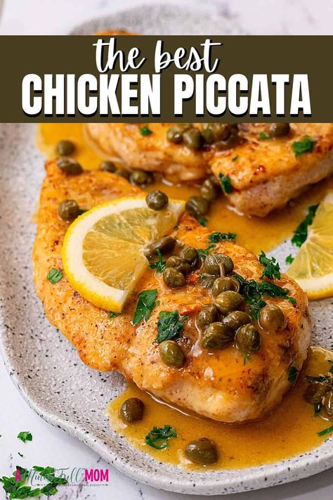 Picatta Sauce, Chicken Recopes, Husband Recipes, Italian Mains, Easy Chicken Tenderloin Recipes, Couples Night, Lemon Caper Sauce, Piccata Recipe, Chicken Piccata Recipe