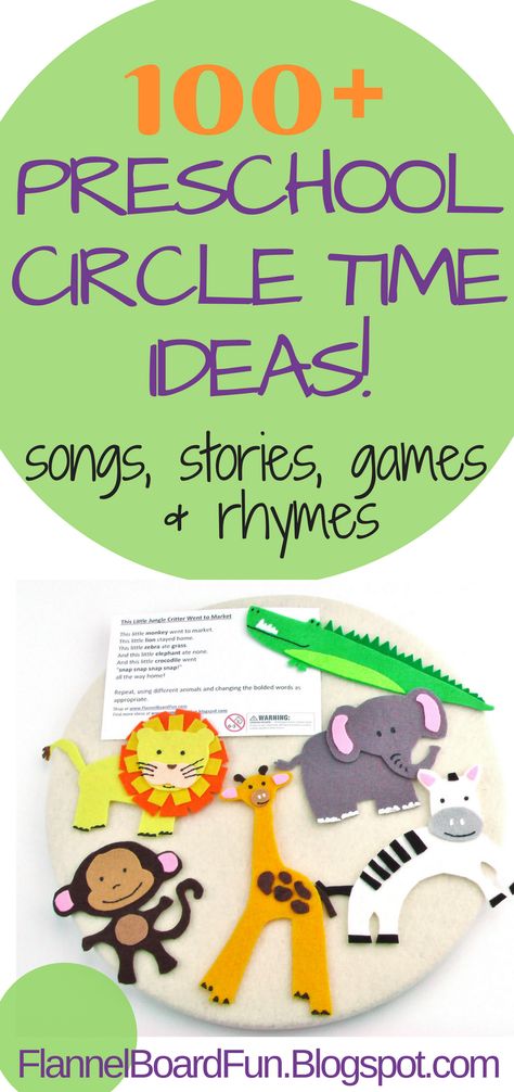 This Little Jungle Critter flannel board and story time ideas for preschool teachers and librarians, plus tons of other circle time and story time ideas! Click to check out my blog :) #flannelboardfun #storytime #preschoolers #preschoolactivities #preschoolideas #screenfree #montessori #toddleractivites Story Time Ideas, Circle Time Ideas, Toddler Circle Time, Preschool Circle Time Activities, Preschool Jungle, Circle Time Games, Circle Time Songs, Flannel Board Stories, Family Literacy