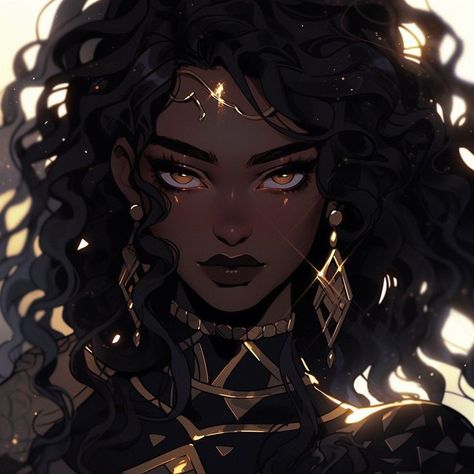 Cute Black Women, Black Anime Characters, Black Cartoon, Black Art Pictures, Black Love Art, Afro Art, Female Character Design, Black Women Art, Character Portraits