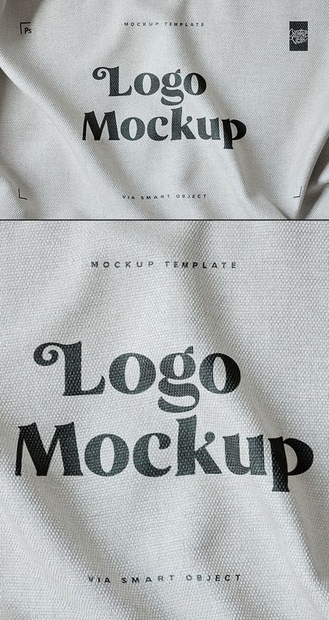 Fabric Mockup Free, Logo Mockup Free Psd Download, Mockup Graphic Design, Free Assets, Fabric Mockup, Dreamer Quotes, Graphic Design Freebies, Mockup Logo, Logo Design Mockup