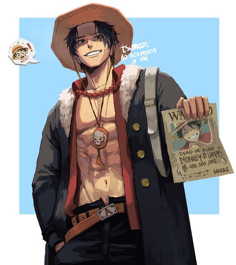 Ace D Portgas Fanart, Ace Fanart One Piece, Ace Hat One Piece, One Piece Ace Fanart, One Piece Inspired Outfits, Ace One Piece Fanart, Portgas D Ace Fanart, Portgas D. Ace Icon, Asl One Piece